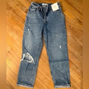 Abercrombie Curve Love High Rise Dad Jeans